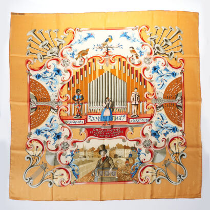 Hermès Orgauphone Et Autres Mecaniques Scarf