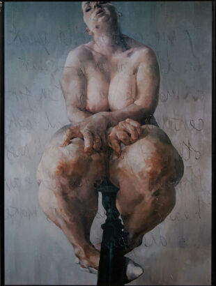 JENNY SAVILLE Propped 1992