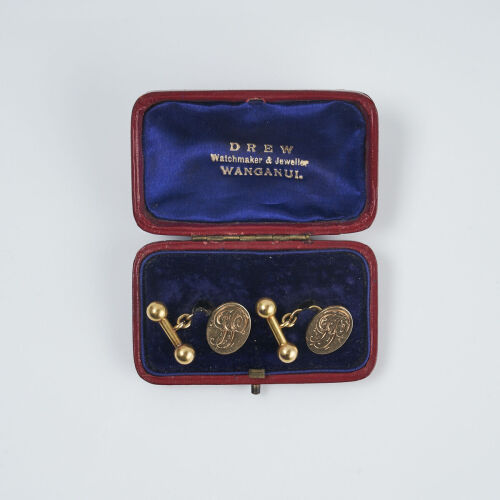 15ct Antique Signet Cufflinks