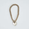 9ct Heart Padlock Bracelet