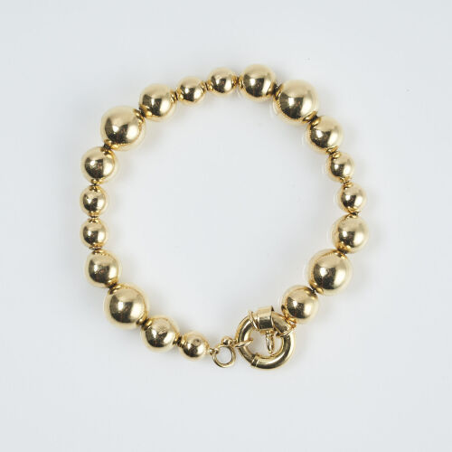 18ct Gold Ball Bracelet