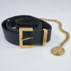 Chanel Leather Belt with Medallion