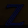 A Large Letter "Z" Neon Sign - 2