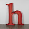 A Letter "h" Neon Sign