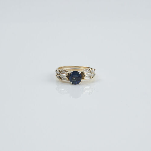 14ct Sapphire and Diamond Ring