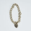 9ct Heart Padlock Bracelet