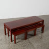 A Mid-Century Coffee Table With Three Nesting Tables - 2