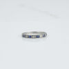 Platinum, Sapphire and Clearstone Ring