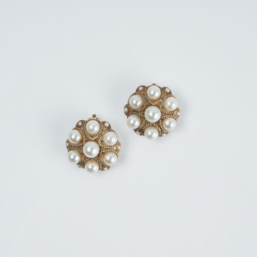 14ct Pearl Earrings