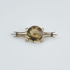 9ct Antique Citrine Brooch