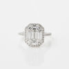 18ct White Gold, Diamond Cluster Ring of 2.38cts TDW