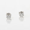 18ct White Gold, Diamond Studs TDW .67ct.