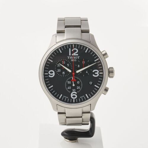 Stainless Steel, Tissot, 45mm Chronograph Wristwatch