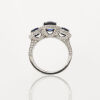 18ct White Gold, Sapphire and Diamond Ring - 2