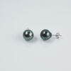 Silver Tahitian Pearl Earrings