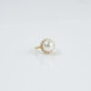 18ct Diamond and Pearl Ring