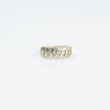 14ct Diamond Eight Row Ring