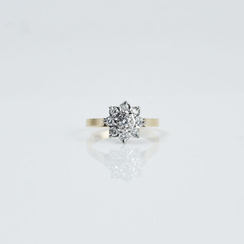 18ct Gold Diamond Cluster Ring