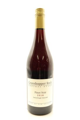 (1) 2018 Grasshopper Rock Earnscleugh Vineyard Pinot Noir, Alexandra