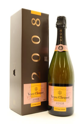 (1) 2008 Veuve Clicquot Ponsardin Vintage Brut Rose, Champagne [JR17](GB)