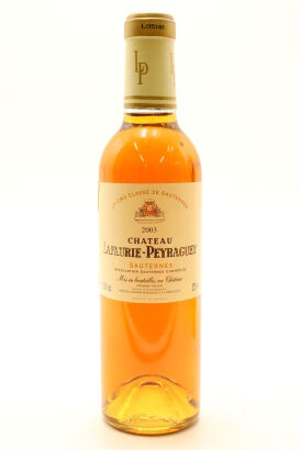 (1) 2003 Chateau Lafaurie-Peyraguey, Sauternes, 375ml [JR17] [WS97]