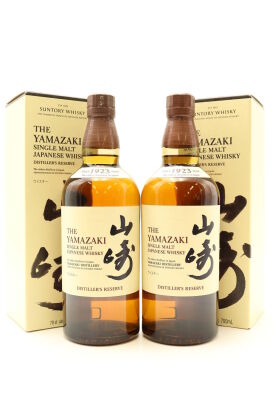 (2) The Yamazaki Distiller's Reserve Single Malt Japanese Whisky, 43% ABV