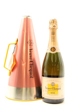 (1) NV Veuve Clicquot Ponsardin Brut Rose with Ice Bucket, Champagne