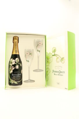 (1) 2011 Perrier-Jouet Belle Epoque - Fleur de Champagne Millesime Brut Gift Set with Two Flutes, Champagne [WE94]