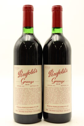 (2) 1991 Penfolds Grange Bin 95, Australia [JR18] [BC95][JO97]