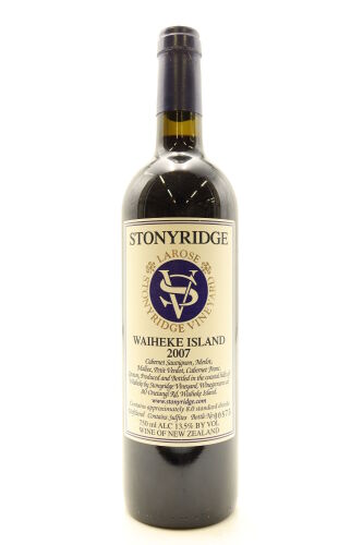 (1) 2007 Stonyridge Vineyard Larose, Waiheke Island