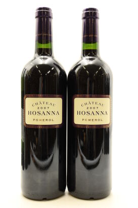 (2) 2007 Chateau Hosanna, Pomerol