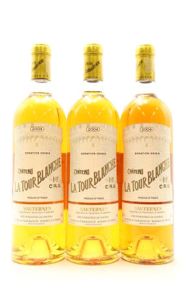 (3) 2004 Chateau La Tour Blanche, Sauternes [JR16.5] [WE93]