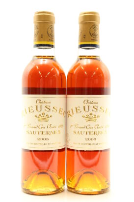 (2) 2003 Chateau Rieussec, Sauternes, 375ml [JR17] [BC95] [WS95]