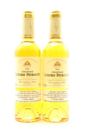 (2) 2004 Chateau Lafaurie-Peyraguey, Sauternes, 375ml [JR17]