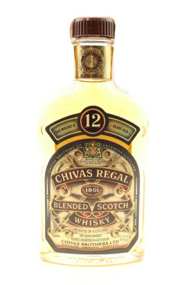 (1) Chivas Regal 12 Year Old Blended Scotch Whisky Miniature, 43% ABV, 200ml(Old Bottling)