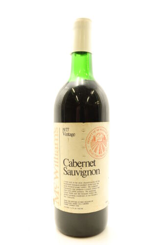 (1) 1977 McWilliams Cabernet Sauvignon, Hawkes Bay (LS)