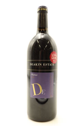 (1) 2002 Deakin Estate Shiraz, Murray Darling