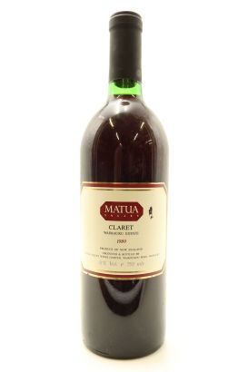 (1) 1989 Matua Valley Waimauku Estate Claret, Waimauku (TS)