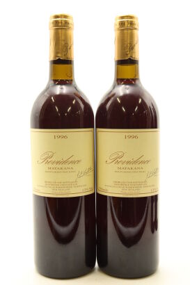 (2) 1996 Providence Merlot Cabernet Franc Malbec, Matakana