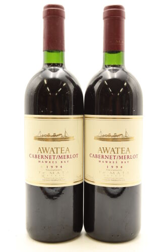 (2) 1994 Te Mata Estate Awatea Cabernets Merlot, Hawke's Bay