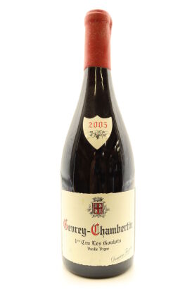 (1) 2005 Domaine Fourrier Les Goulots Vieilles Vignes, Gevrey-Chambertin Premier Cru [JR17]