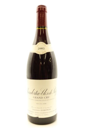 (1) 2003 Frederic Esmonin Chambertin Clos-de-Beze Grand Cru, Cote de Nuits