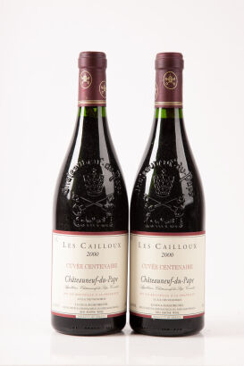 (2) 2000 Andre Brunel Les Cailloux Cuvee Centenaire, Chateauneuf-du-Pape