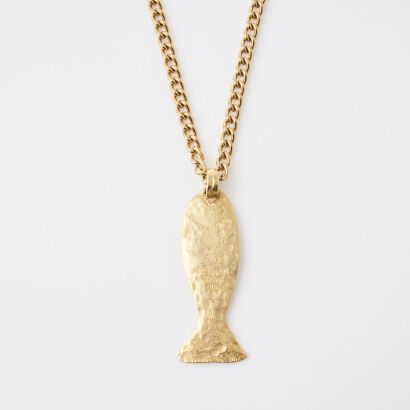 Givenchy Fish Pendant Necklace