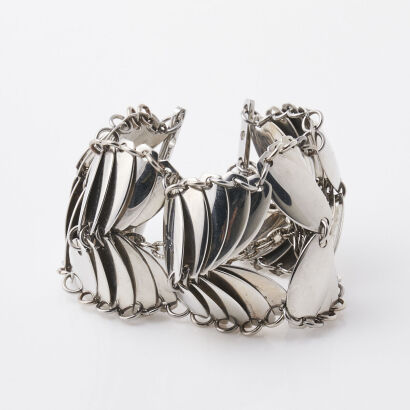 Paco Robanne Tooled Butterflies Bracelet