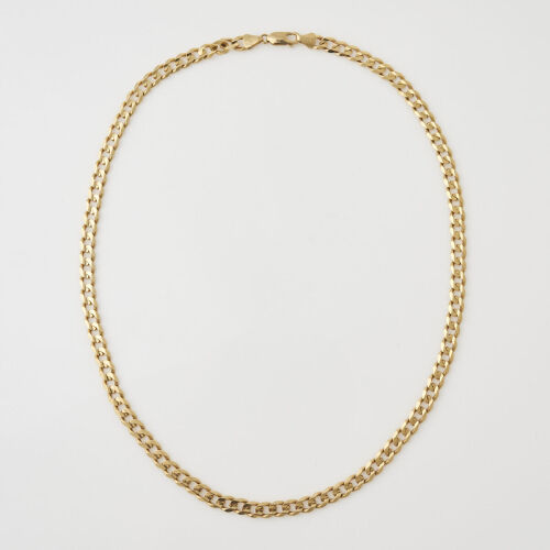 18ct Yellow Gold, Italian made Curb link Chain