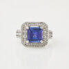 14ct White Gold, 2.95ct Tanzanite and Diamond Ring&nbsp;