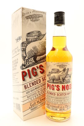 (1) Pig's Nose Blended Scotch Whisky, 40% ABV