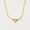 18ct Yellow Gold, Vintage Fancy Diamond Necklet