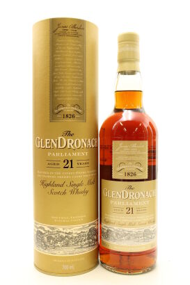 (1) Glendronach Parliament 21 Year Old Single Malt Scotch Whisky, 48% ABV